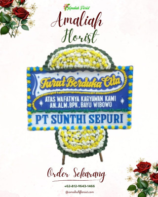 Papan Bunga Duka di Taratara