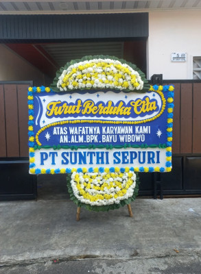 Papan Bunga Duka di Taratara