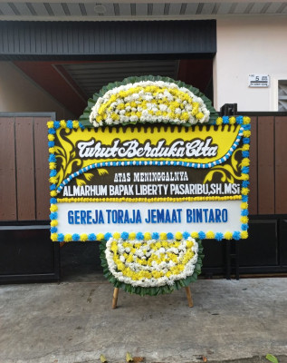Papan Bunga Duka di Taratara